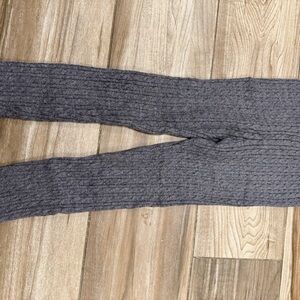 Zara Kids Gray Cable Knit Leggings